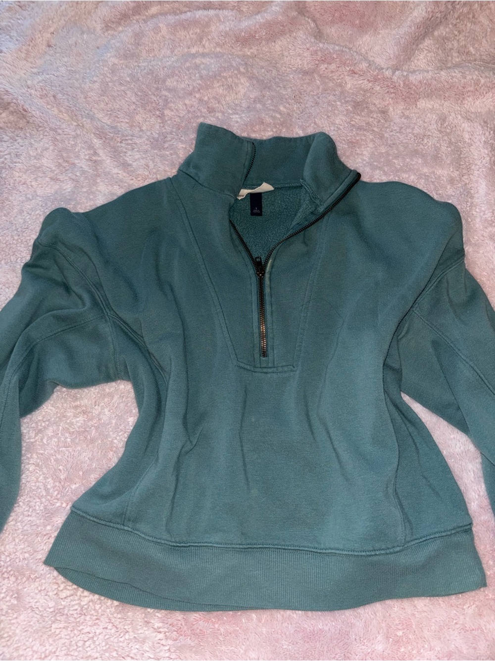 Universal Thread Teal Half-Zip Pullover